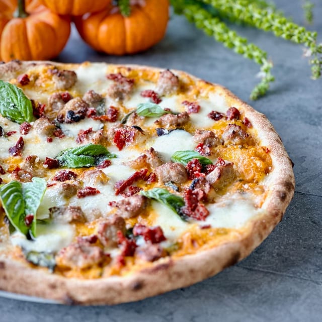 12" Pumpkin Pizza.