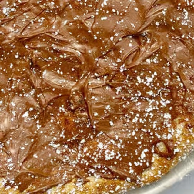 12 Inch Nutella Pizza.