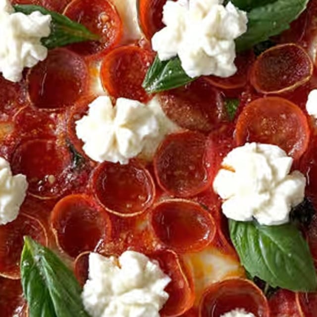 Double Pepperoni Margherita and Honey Ricotta.
